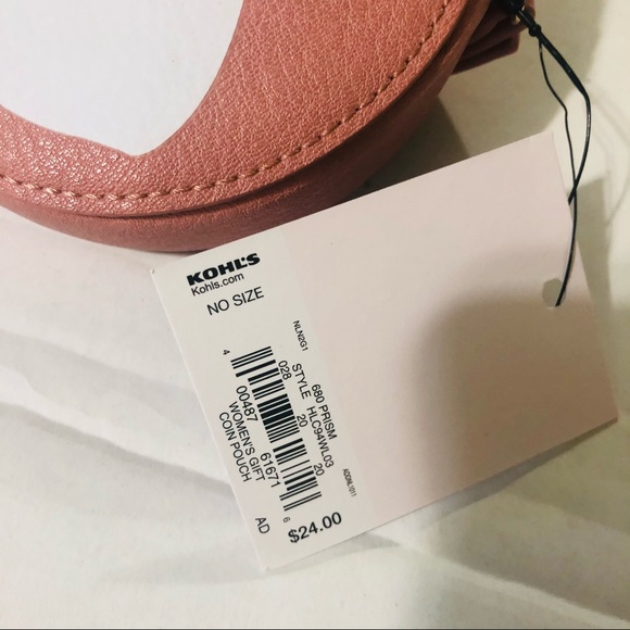 Lauren Conrad Pink Cat Circle Wristlet - Picture 8 of 8